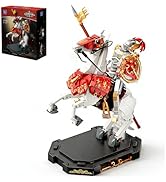 PANTASY Knight Construction Set 31 cm Medieval Collector's Model with Armored Battle Cross and Mo...