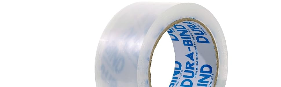 Heavy duty clear packing tape roll for shipping and moving boxes