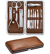 FAMILIFE Manicure Set, Professional Nail Kit Manicure Kit Nail Clipper Set, 12PCS Stainless Steel...