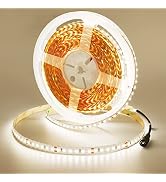 JOYLIT 24V UL LED Strip Lights 4000K Natural White 32.8ft 390lm/ft CRI 90+, Premium 10M SMD 2835 ...