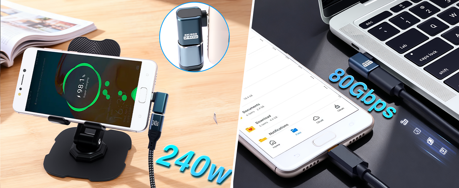 usb c right angle adapter