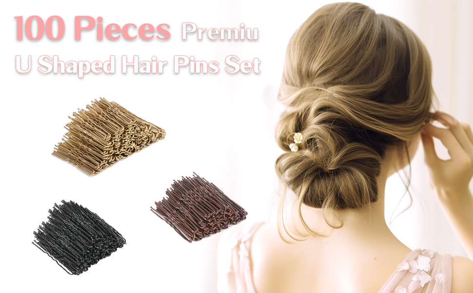 U shaped hair pins 1