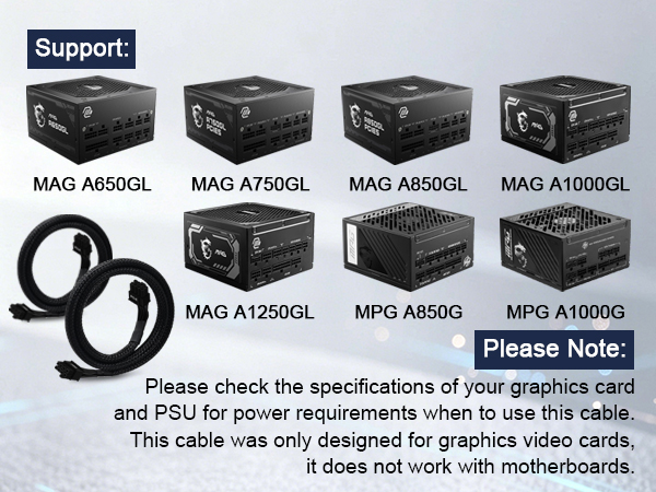 8 pin gpu cables