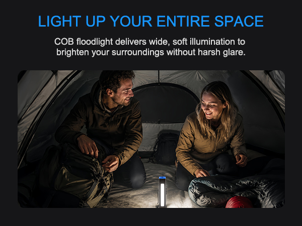 bright flashlight