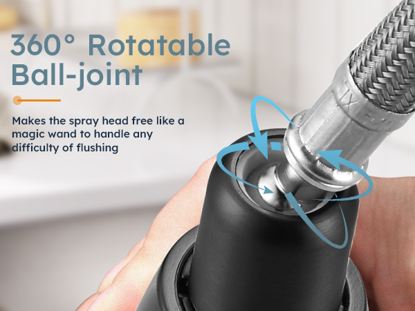 360° rotatable kitchen faucet