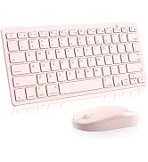 OMOTON Bluetooth Keyboard & Mouse Combo, Wireless Set for iPad Pro 13/11 (2024)/12.9, 10th/9th/8t...