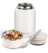 Stainless Steel Food Jar for Hot Food & Soup- 27 Oz, Food Jar Lunch Box, Soup Food Jar for Adults...