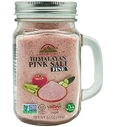 Himalayan Chef Himalayan Salt Fine, Small Mason Jar-3.5 Ounce, Pink