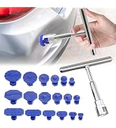Huli 18 PCS Car Dent Puller Kit, Paintless Dent Repair Tools, Dent Remover Tool for Car Body, Car...