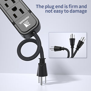 The Plug end is firm and not easy to damage