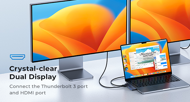 USB C Adapter HDMI Hub