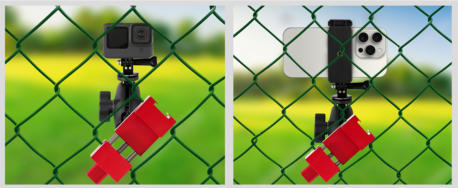 gopro fence mount