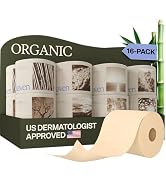 Haven Bamboo Toilet Paper Bulk Rolls - 100% Organic Tissue - 3-Ply Septic Safe, Unbleached, Non-T...