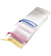 5Pcs Random Color Hanging Nylon Soap Mesh Bag Mesh Net for Foaming Cleaning Bath Soap Net Bathe C...