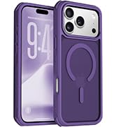 ZOYTONE Magnetic for iPhone 17 Pro Case, Compatible with MagSafe, Threaded Border Non-Slip, 4 Cor...