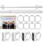 Adjustable Magnetic Rod for Classroom Whiteboard, 17-30 Inches Flip Calendar for Classroom with 2...