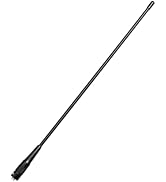 Retevis Walkie Talkie Antenna, 15.4in SMA Female Antenna, 144/430Mhz Dual Band Antenna,Whip Anten...