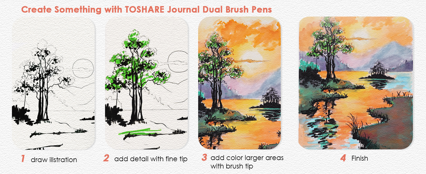 Blendable Watercolor Markers