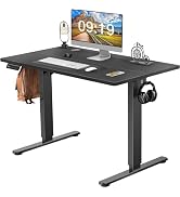 Donext Electric Standing Desk, 40 x 24 Inches Standing Desk Adjustable Height, Standing Desk, Erg...