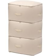 3 PCS Ultra Space Saving Self Compression Organizer, 2025 NEW Comforter Storage Bags, Heavy Duty ...