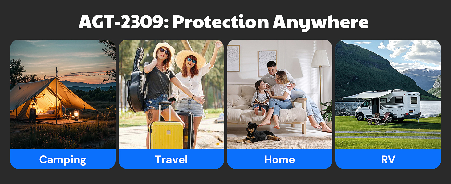 carbon monoxide detector co meter portable for home camping