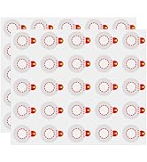 YEWROXY 50Pcs Transparent Vials Sealing Stickers, Circle Leak-Proof Sticker for Aluminum Plastic ...