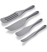 Tongjude Silicone Spurtle Set, Silicone Spatula Set, Heat Resistant Cooking Utensil for Nonstick ...