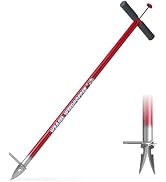 Garden Weasel WeedPopper Step & Twist - Long Handle | Easy Weeding and Puller Stand Up Tool | Dan...