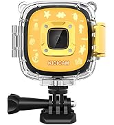 Dragon Touch Kidicam 2.0 Kids Action Camera, Waterproof Digital Camera for Boys Girls 1080P Sport...