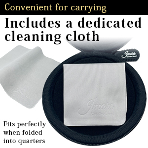 microfiber cleaning cloth sized to fit inside watch case