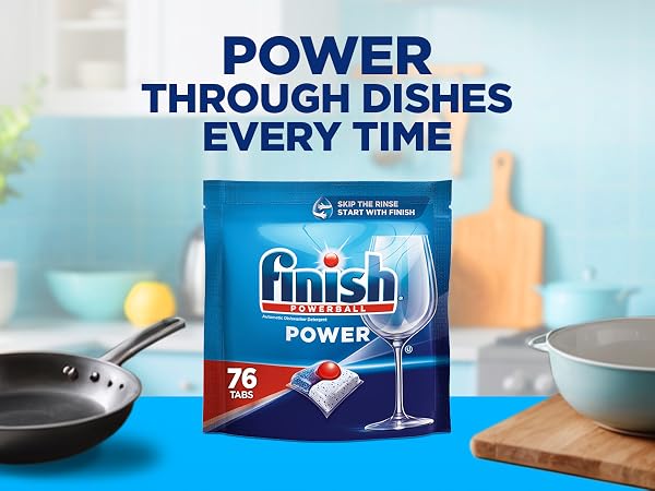 Finish Power Dishwasher Detergent Pod, dishwasher detergent liquid, dish pods
