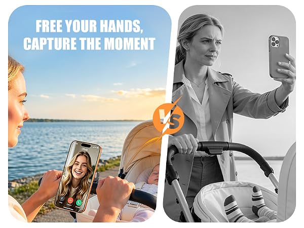 With our magnetic phone mount, you’ ll never have to worry about drops; just hands-free security