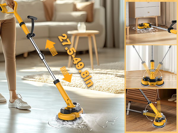 Cordless electric mop