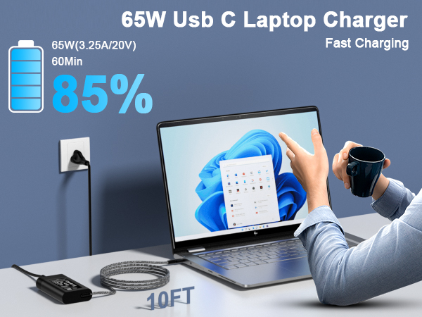 hp usb c laptop charger