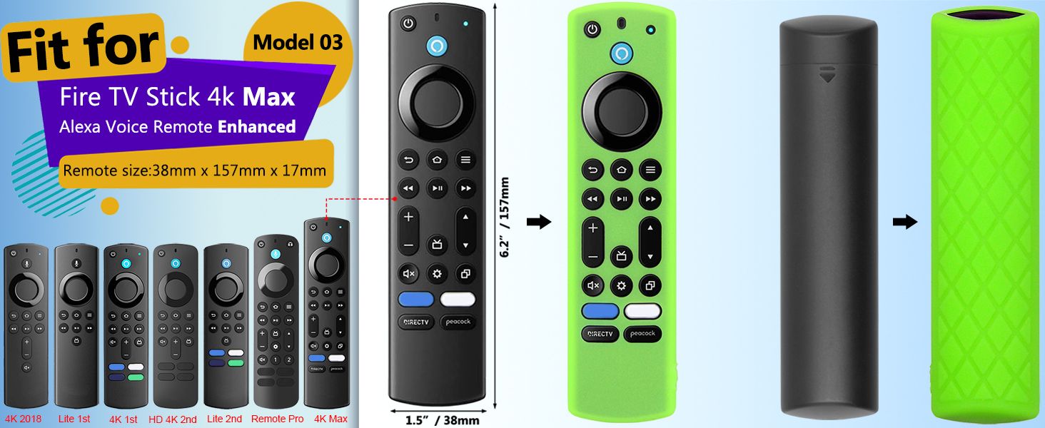 Firestick 4K Max remote cover