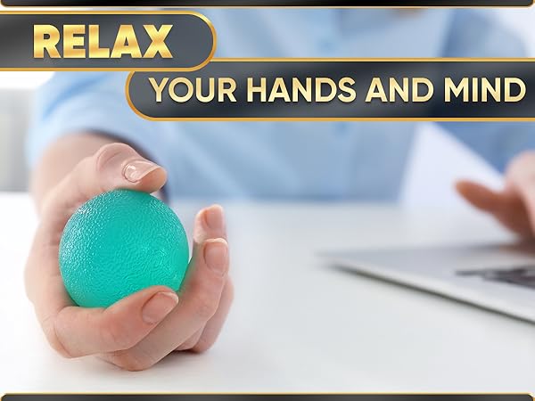 Hand exercise egg dimensions 2.4 x 1.7 inches for comfortable grip
