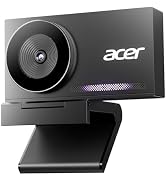 acer 4K Webcam for PC/Mac with All-Metal Unibody Sculpted, Sony 1/2" Sensor, PDAF, 2 Noise Reduct...