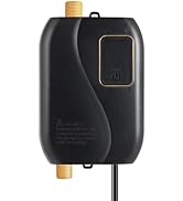 Corded Mini Electric Water Heater, 110 V, 3000 W Tankless Electric Water Heater, Under Sink Insta...