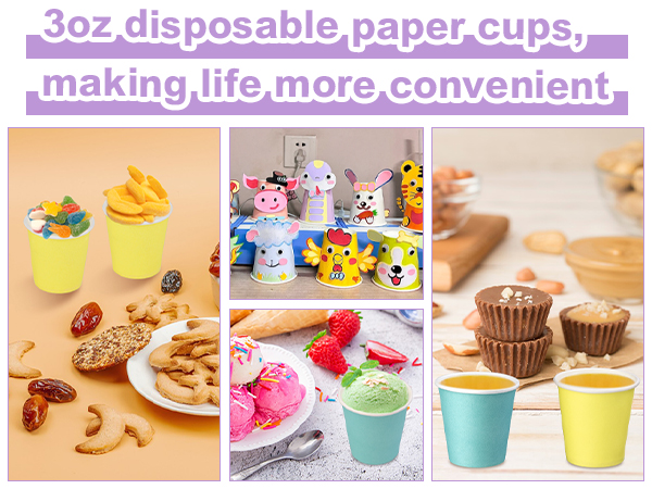 3 oz Paper Cups