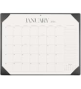 Simplified Desk Calendar 2026-2027 with Desktop Mat, Large Desk Pad Calendar from January 2026 to...