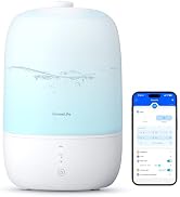 GoveeLife Smart Humidifiers for Bedroom, 3L Top Fill Cool Mist Humidifier, 24dB Quiet Runtime, Hu...