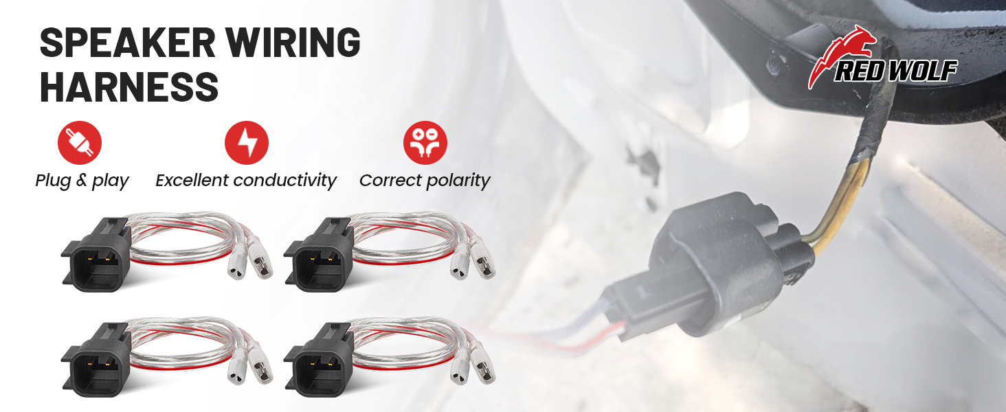 Door speaker harness