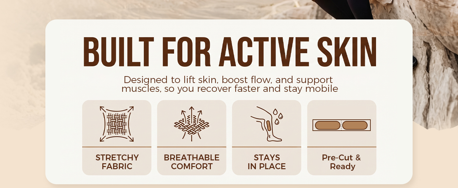 BUILT FOR ACTIVE SKIN
