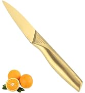 Snailhouse Paring Knives, 4 Inches Stainless Steel Sharp Kitchen Small Fruit Vegetable Knife with...