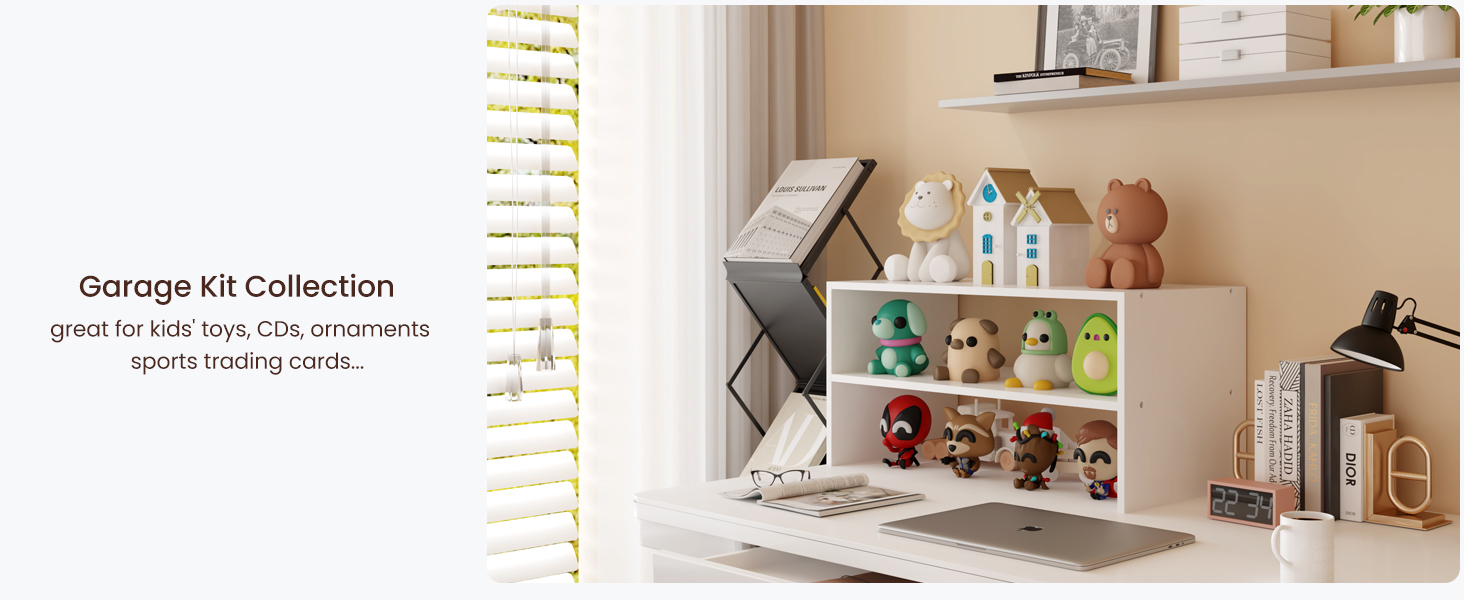 toys ornaments garage kit collection sports trading cards organizer shelf