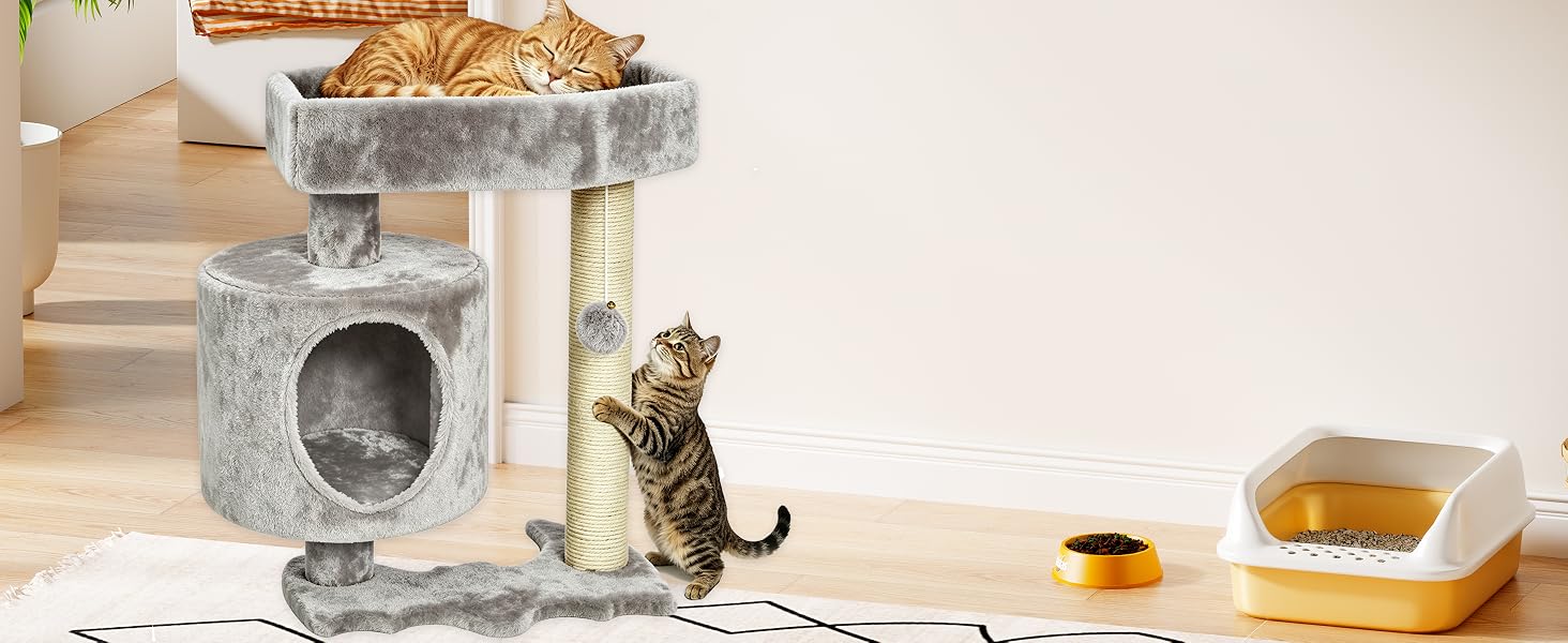 cat tree; cat tower; cat tree tower; cat tower with scratching post; cat trees; cat tree for indoor