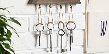 cup hooks hanging