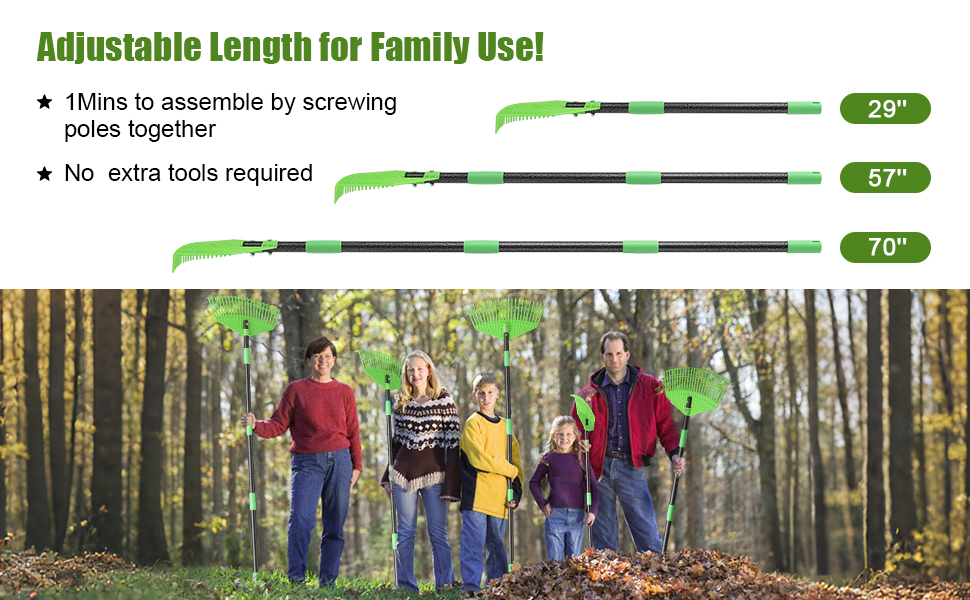 multi purpose garden rake