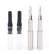 2PCS Jinhao 10 Fountain Pen Nib Section Set for Replacement, Iridium Stainless Extra Fine & Fine ...