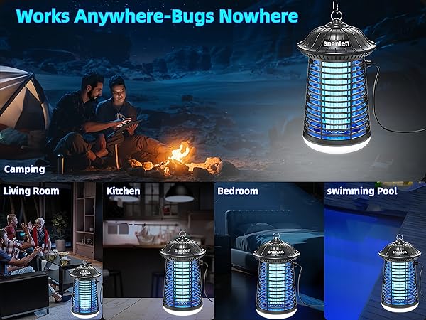 Mosquito Zapper Outdoor with LED Light